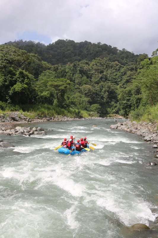28km of scenic rafting