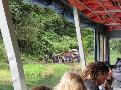 Jeep, boat, jeep to Santa Elena - boat to other side of the lake