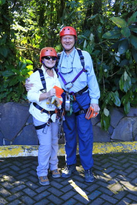 Geared up for more ziplining
