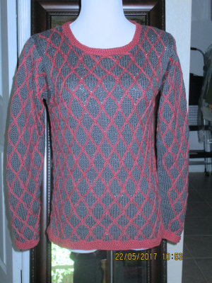 #286 Charcoal cotton blend sweater