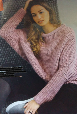 #300 Rose blend cotton sweater