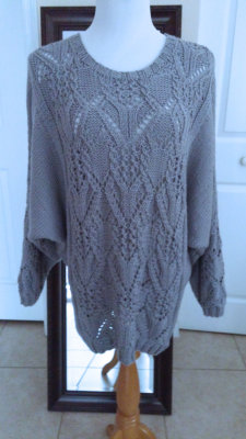 #313 Silver wool blend sweater