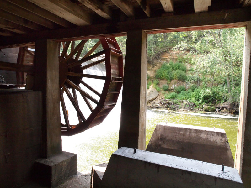 The Water Wheel From Underneath...
