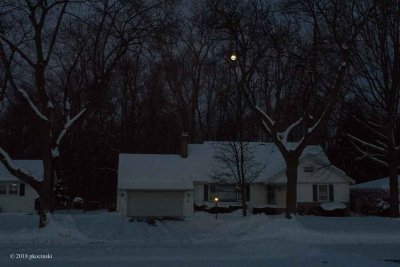 Morning Moonset