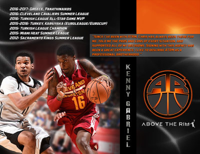 Above The Rim Management-Kenny Gabriel Poster