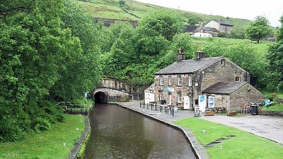 standedge tunnel exit beneath saddleworth moor