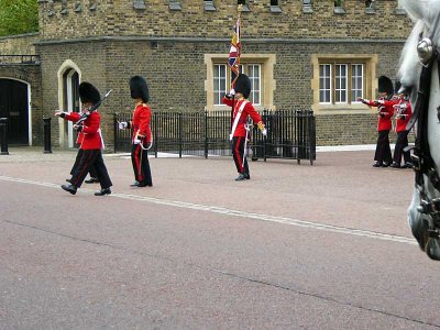 going to change the guard