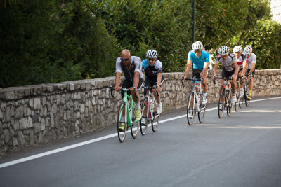 Lenno cyclists