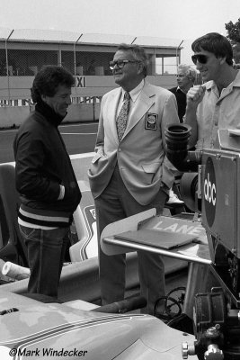 Mario with Chris Economaki