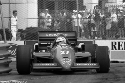 4th Michele Alboreto ...