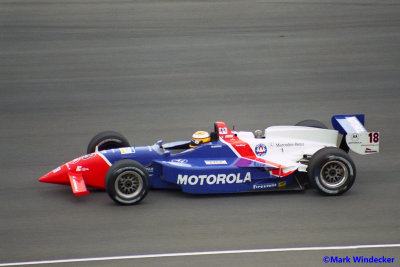 2nd  Mark Blundell,   PacWest Racing    Reynard 97i/Mercedes   