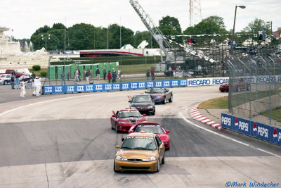 Pace lap...