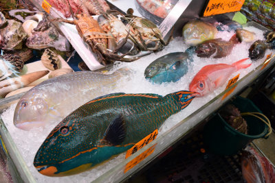 Fish on display, Naha