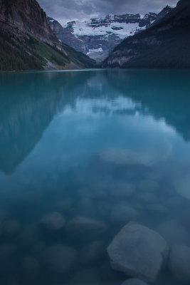 Darkness arrives - Lake Louise