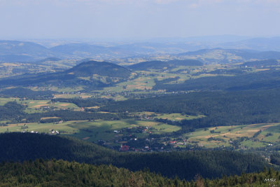 View from Mogielica