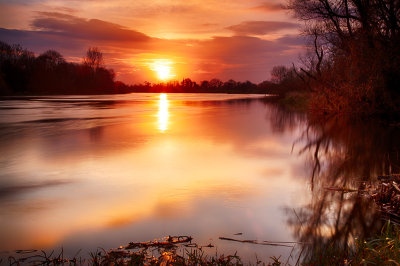 Winter Evening - River Shannon