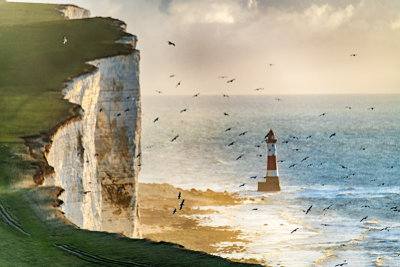 Beachy Head Lighthouse at Dawn