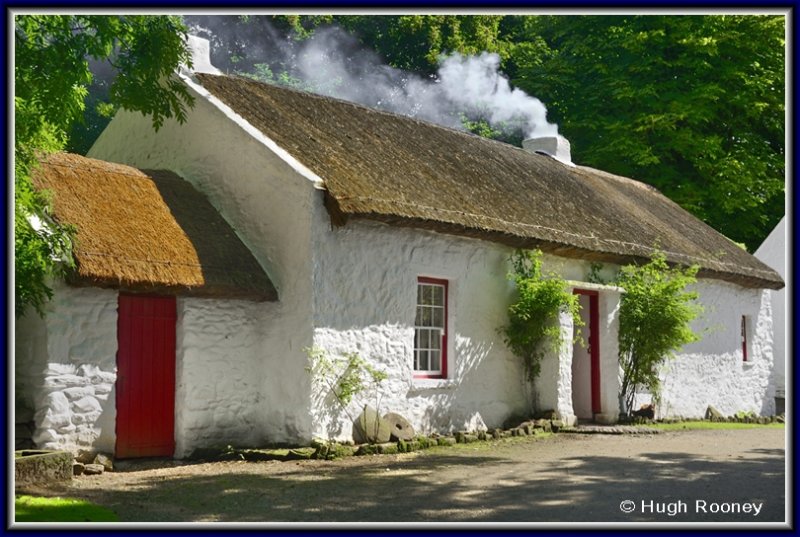   Ireland - Co.Tyrone - Ulster American Folk Park - The Mellon Homestead. 