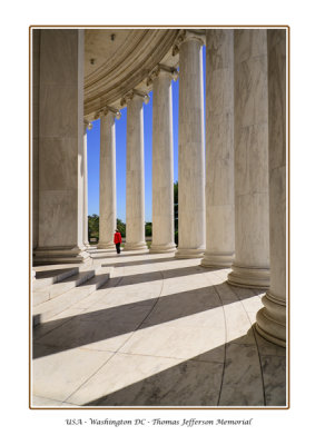  USA - Washington DC - National Mall - Thomas Jefferson Memorial 