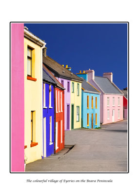  Ireland - Co.Cork - The colourful village of Eyeries on the Beara Peninsula 