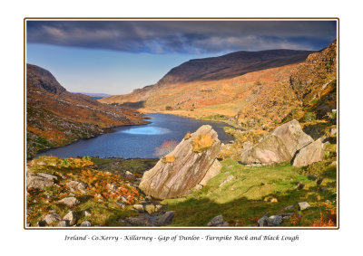   Ireland - Co.Kerry - Killarney - Gap of Dunloe - Turnpike Rock and Black Lough 