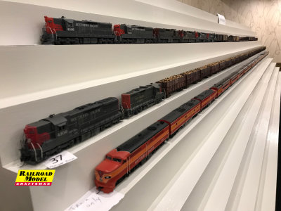 Full trains on display!