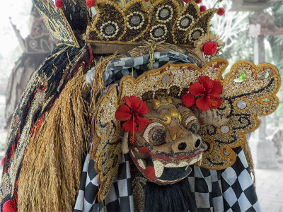 Mask in Pura Taman Ayun Temple