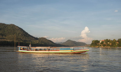 Sunset boat trip on Nam Khan