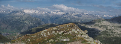 Mountain view to Andermatt