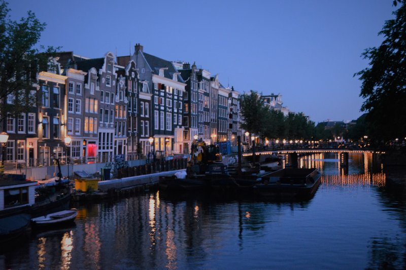 Canal at dusk