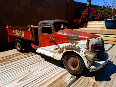 1949 Buddy L Fire And Chemical Truck 