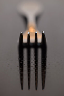 Tines on Black