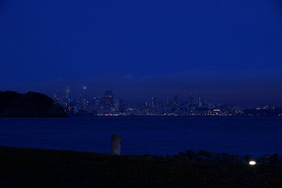 Dark Blue Skyline