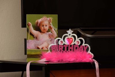 Birthday Card & Crown