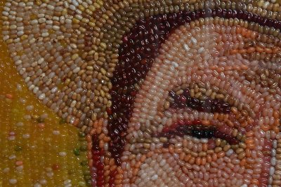 Jelly Bean Art - Close Up Detail