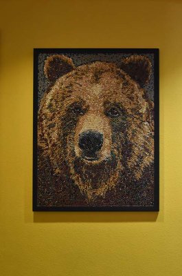 Jelly Bean Art - Grizzly