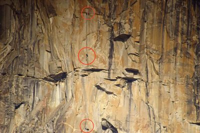 Climbers on El Cap