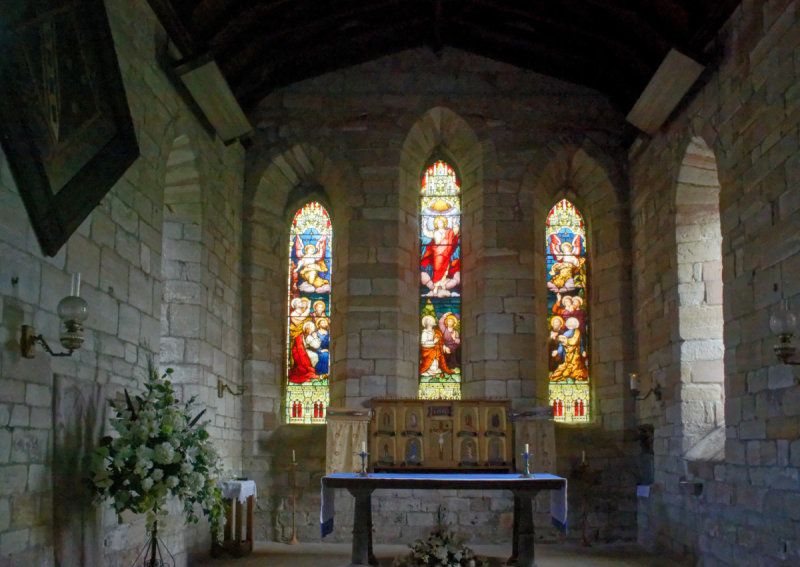 Church of St Mary, Holy Island - chancel