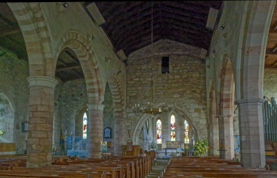 Church of St Mary, Lindisfarne - nave