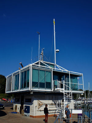 Marina control building
