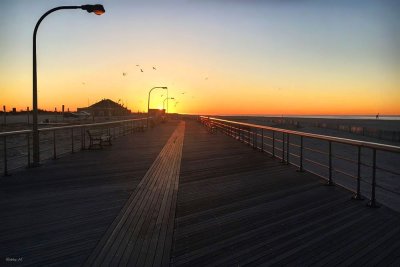 Boardwalk dawn