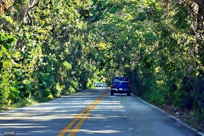 Natural road tunnel