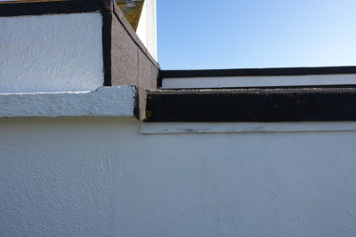 Exterior wood work painted? Appears to be cracked