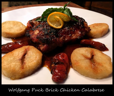 Wolfgang Puck Brick Chicken Calabrese