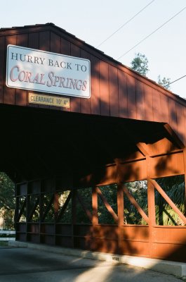 Coral Springs Covered Bridge