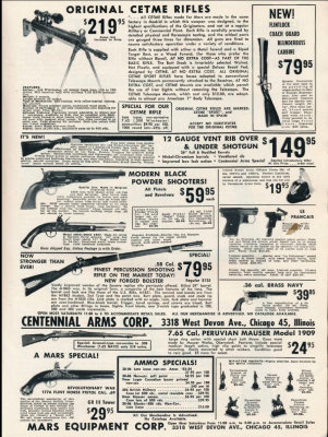 CETME rifle $219.95 Guns Magazine October 1966 page 9 full rifle copmany selling Mars.jpg