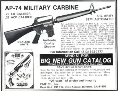AP-74 in 22lr and 32acp colt A1 SP1 clone American Handgunner July AUGUST 1980 PG 71.jpg