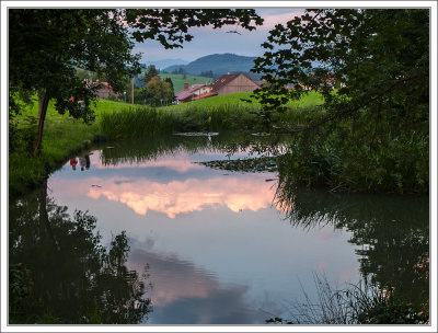 Pond In Evening Light ...