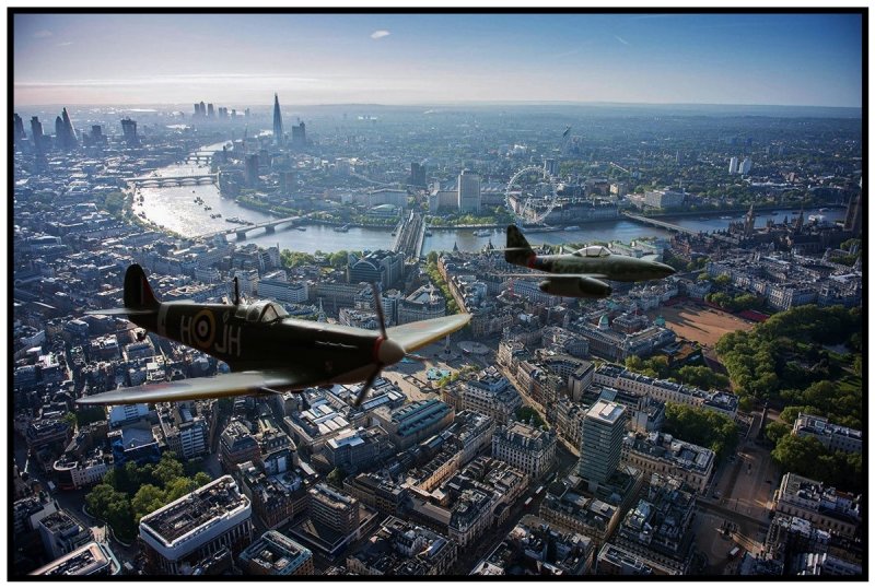 Spit and 262 over London.jpg