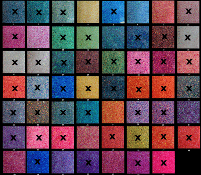  Opal Color Charts